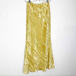 Free People Noa Velvet Slip Skirt